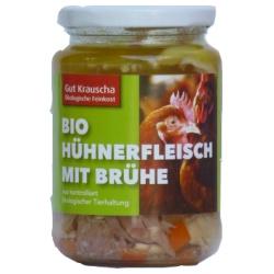 Hühnerfleisch mit Brühe Fertiggerichte mit Fleisch brühe