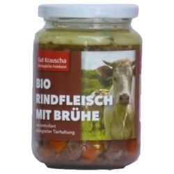 Rindfleisch mit Brühe Fertiggerichte mit Fleisch brühe