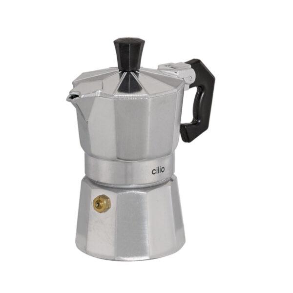 Cilio – Espressokocher Classico 3 Tassen silber Kaffeezubereiter