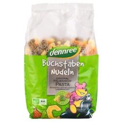 Hartweizen-Buchstaben-Nudeln, bunt Hartweizen-Pasta aus