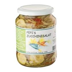 Zucchinisalat im Glas Gemüsekonserven gemüse-konserven