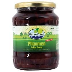 Pflaumen im Glas Fruchtkonserven eingelegte