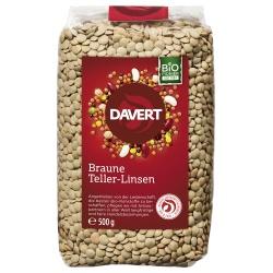 Braune Tellerlinsen Hülsenfrüchte braun