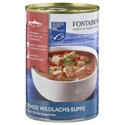 Cremige Wildlachs-Suppe Fischkonserven fertiggerichte