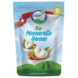 Mozzarella-Herzen Weichkäse herz