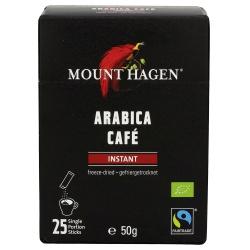 Arabica-Kaffee-Sticks mit Instant-Kaffee gemahlen arabica