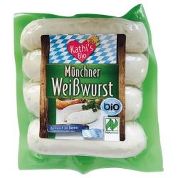 Münchner Weißwurst (4 Stück) Siede- & Bratwurst feinkost