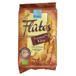 Flûtes mit Käse Cracker & Grissini flute