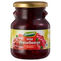 Wildpreiselbeeren im Glas Fruchtkonserven frucht-konserve