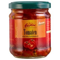 Halbgetrocknete Tomaten in Kräuteröl Tomatenprodukte & Ketchup antipasti