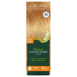 Pflanzen-Haarfarbe-Creme kupferblond Haarfarbe farben