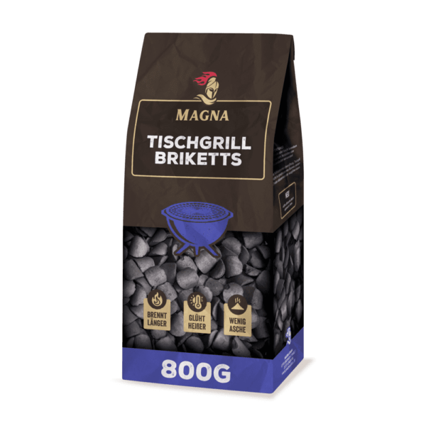 Tischgrillbriketts 800 GR Kokos Kohle