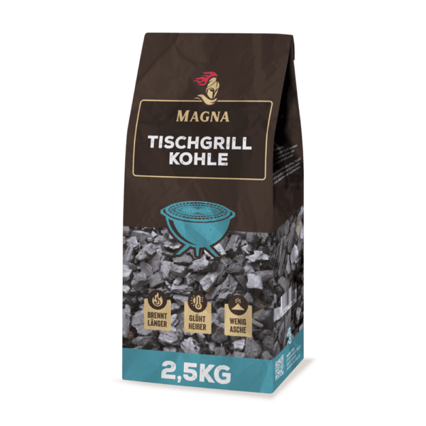 Tischgrillkohle 2,5 KG Kokos Kohle