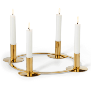 Adventskranz »Goldener Dezember«. Wohnaccessoires