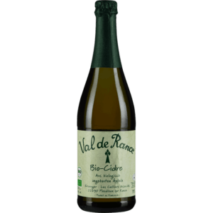 Bio-Cidre von Val de Rance. Champagner