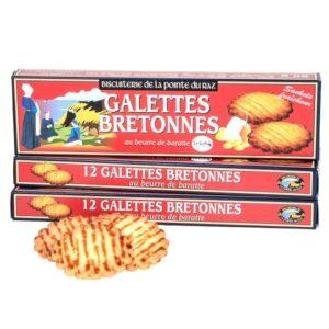 Bretonische Kekse »Galettes nature«, 3er-Set. . Biscuiterie de la Pointe du Raz Gebäck & Kuchen