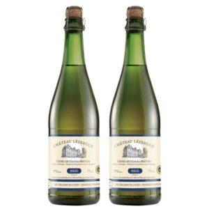 Bretonischer Apfel-Cidre, 2er-Set. . Cidrerie Château Lézergué Wein