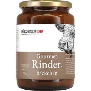 Feinschmecker-Shop »Gourmet Rinderbäckchen«. . Feinschmecker Shop Fonds und Suppen