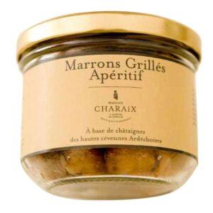 Gegrillte Maronen. . Maison Charaix Delikatessen