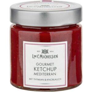 Gourmet-Ketchup mit Thymian und Knoblauch. Sugo & Pesto