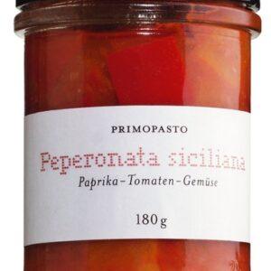 Paprika-Tomaten-Gemüse »Peperonata siciliana«, 180 g. . Primopasto Sugo & Pesto