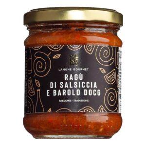 Ragout Salsiccia mit Barolo DOCG. Sugo & Pesto