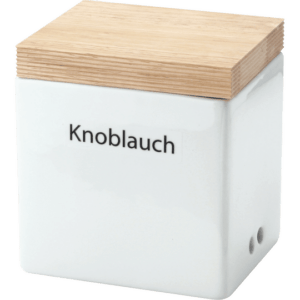 Vorratsdose Keramik, Knoblauch. Geschirr & Besteck