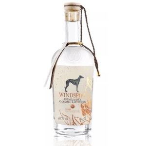 Windspiel »Premium Dry Caxambu Kaffee Gin«. Spirituosen